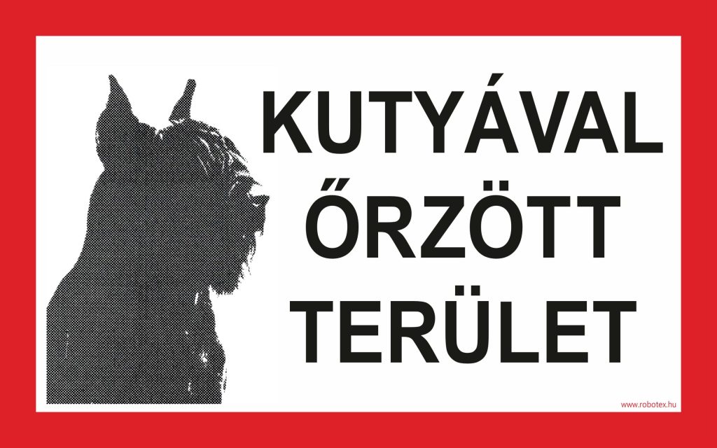 Kutyával őrzött terület