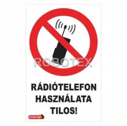 Rádiótelefon használata tilos