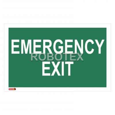 Emergency exit tábla, matrica