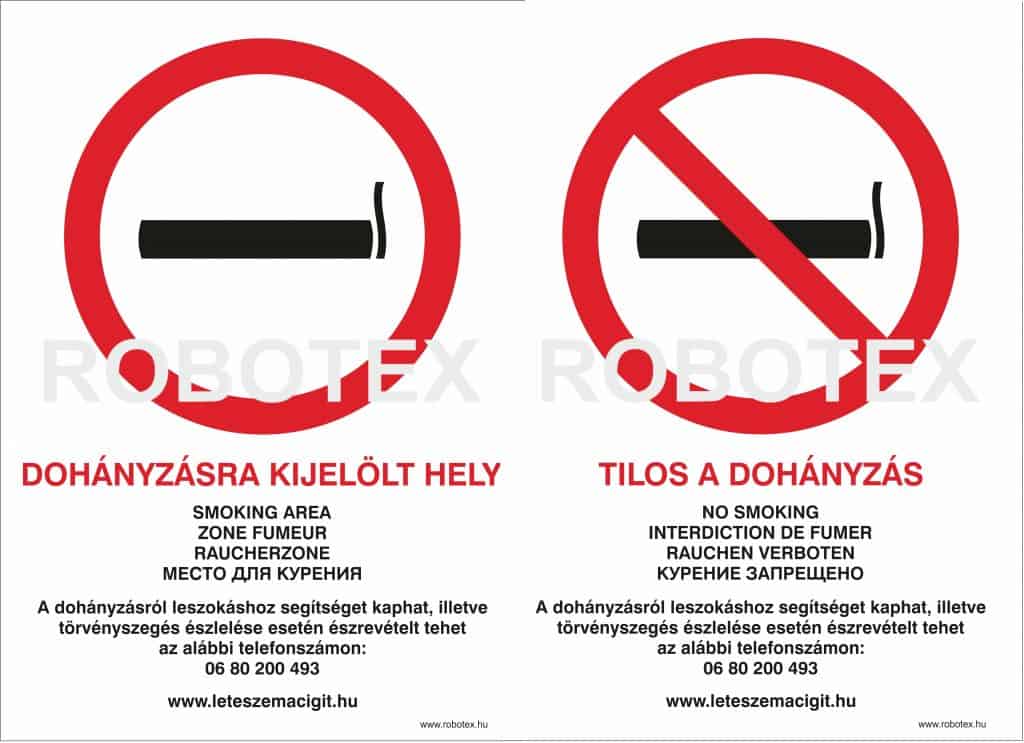 tilos a dohányzás kódolása